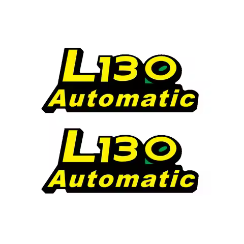 2pcs for John Deere L130 automatic Hood decal set L130 tractor GX21158