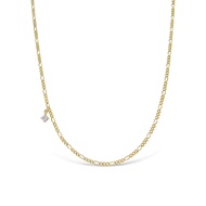 Mizuchol สร้อย Bubbling Champagne Necklace (Stackable) ประดับพลอย White Topaz (เฉพาะสร้อยและจี้ Whit