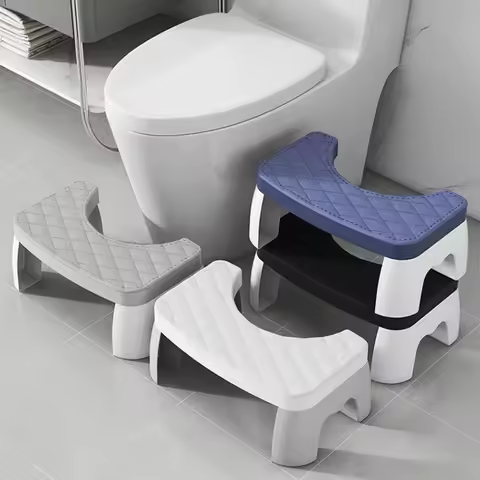 Waterproof Toilet Stool Toilet Foot Stool Squat Stool For Pregnant Woman Children Adult Old People
