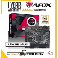 AFOX IH61 - Intel H61 LGA 1155 DDR3 USB 2.0 VGA HDMI mATX Motherboard