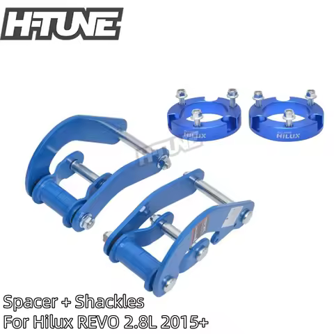 4x4 Accesorios 2" Front Spacer and Rear Comfort G-Shackles Lift Up Kits For Hilux REVO 4WD 2.4L 2.8L