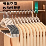 防滑無痕衣架20隻 乾濕兩用 防肩角 家用掛衫架- 圖片色 均碼