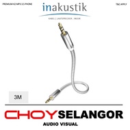 Inakustik Premium K2 MP3 3.5mm Phone To 3.5mm Phone 3M