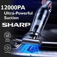SHARP เครื่องดูดฝุ่น เครื่องดูดฝุ่นในรถ ไร้สาย 12000Pa ​car vacuum cleaner เครื่องดูดฝุ่นขนาดเล็ก