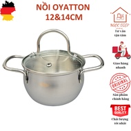 OYATTON pot, 12cm small pot, 14cm stainless steel pot, small pot, small pot, small stainless steel p