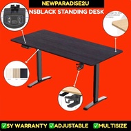 NS Works Standing Desk Adjustable Black Leg 3 Colour 5 Year Warranty 28kg 120x60 140x70 160x80CM