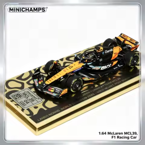 MINICHAMPS 1:64 McLaren MCL39, F1 Racing Car, Limited Edition from Shenzhen JiuZhou, Cast Alloy Mode