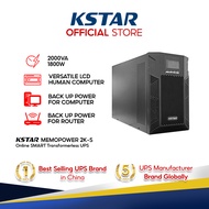 KStar On-Line UPS 2000VA-1800W Uninterruptible Power Supply, MP 2K S, Double Conversion