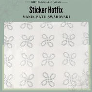 Sticker Hotfix Copy Swarovski Batu Manik Tampal New Arrival Kod 95