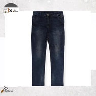 Soft Jeans Dry Denim Thick One-57 Slim Fit Dark Blue Wash Color 30
