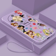 Honor X9d 5G HONOR X9d Disney Princess Design Name Custom Cover Square Edge Full Cover