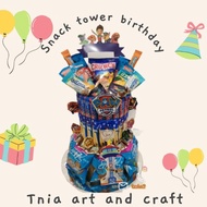 Snack birthday tower
