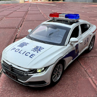 CHEZHI | Large Scale BMW M8 Police Car Model Metal Toy