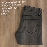 bundle seluar panjang lelaki/jeans/hitam/bergetah/fesyen/pakaian kasual/men wear/jeans/black/stretch/skinny/fashion