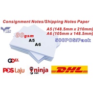 A5/A6 Paper/Consignment Notes/Shipping Paper/Label Paper/AWB Paper