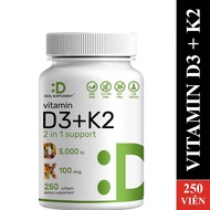 Deal Supplement Vitamin D3 + K2 240 Tablets