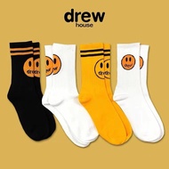 korean iconic drew socks smile face socks drew house