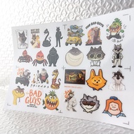 The Bad Guys 2 Waterproof 3D DTF UV Transfer Stickers DIY Decal