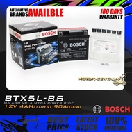 BATERI MOTOSIKAL BOSCH VRLA AGM BATTERY M6 MEGA POWER RIDE BTX5L-BS, YTX5L FOR V100,VS125,VS150,KARI
