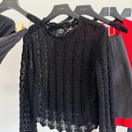 DPS Genuine Korean Dongdaemun Korea Daigou elborn Lace Mesh Knit Top coco m.moi Pre-Order Lace Mesh 