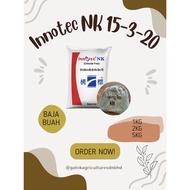 1kg/2kg/5kg AGROBRIDGE INNOTEC NK 15-3-20-3+9S+B+Fe+Zn+TE BAJA PENGGALAK BUAH
