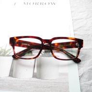 啡紅玳瑁色復古方型眼鏡框
