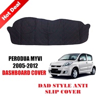 PERODUA MYVI Dashboard Cover Dashmat Non Slip Mat Dashboard Trim Sun Protector Red Line DAD Dashboar