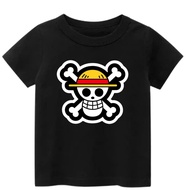 One Piece Jolly Roger Kids T-Shirt - Jolly Roger ANak ANak Top - One Piece Flag Shirt