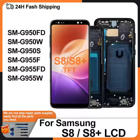 TFT For Samsung Galaxy S8 LCD G950F Display SC-02J Screen Replacement Digitizer Assembly For Samsung