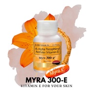 Myra E 300e d-Alpha Tocopherol (Vitamin E) 300 I.U Capsules 30 Capsules