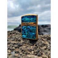 BLUE EMERALD ZIPPO ARMOR CASE MADE IN USA