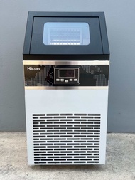 เครื่องทำน้ำแข็ง เครื่องทำน้ำแข็งก้อน เครื่องผลิตน้ำแข็ง ตู้ทำน้ำแข็ง HICON ผลิตน้ำแข็ง 80 กก/ วัน I