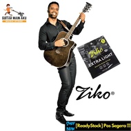 Ziko Acoustic Guitar String DAG-010 Extra Light Tali Gitar民谣吉他琴弦 套弦6根