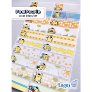 Pompompurin LARGE name sticker waterproof name sticker Sanrio