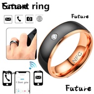 FUTURE Finger Digital Ring, Magic Wear Stainless Steel NFC Smart Ring, Creative Multifunctional Wate