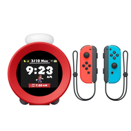 【預購】Nintendo Sound Clock Alarmo 互動式鬧鐘+Switch Joy-Con 控制器 左右手套組 紅藍