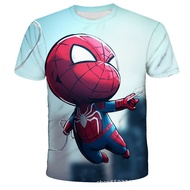 2025 Web Pattern 3D Tee - Adult & Kids Summer Shirt‌