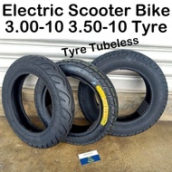 E-bike Tyre Tube 2.75-10 3.00-10 14X3.0 Tubeless Bicycle Tyre Tubeless 3.50-10 Tyre Electric Scooter