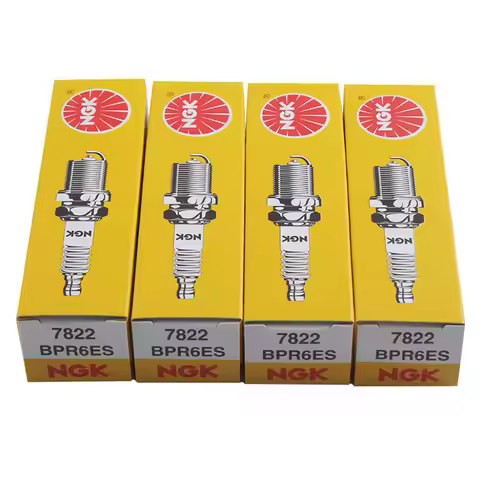 4/6Pcs 7822 BPR6ES NGK Spark Plug for Chevrolet Fiat Ford Hyundai Kia Mazda Mitsubishi Opel Peugeot 