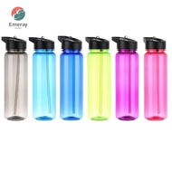 EMERAY 750ml Water Bottles Sport Leakproof Gym Food Degree Plastic
