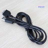 PASO_2 in 1 Black USB Data Transfer Sync Charger Cable for PS Vita PSVita PSV