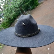 BARU!! Topi Laken Cowboy Import 100% Woll dijamin Original