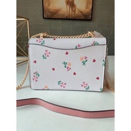 Coach c7596 Klare Crossbody with Daisy Embroidery Women Sling Chain Bag