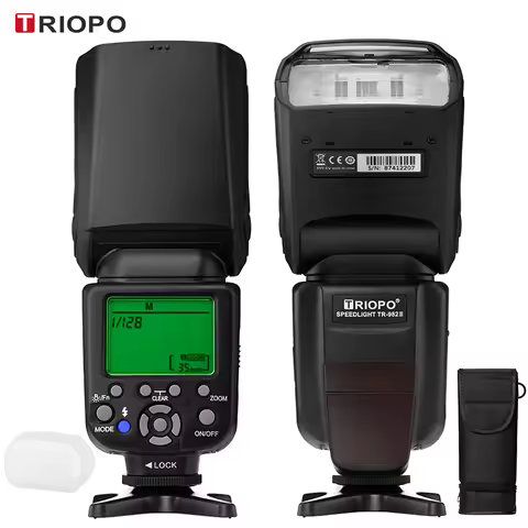 TRIOPO TR-982 iii TTL HSS High Speed Sync Camera Speedlite Flash SLR Mirrorless Camera Shoe Light fo