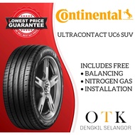 CONTINENTAL ULTRACONTACT 6 UC6 SUV 15 16 17 18 19 20 INCH TYRE (FREE INSTALLATION &amp; DELIVERY)