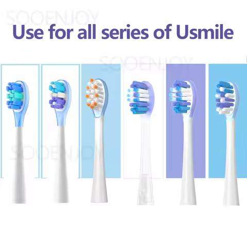 Toothbrushes Head for Usmile All Series Usmile Y1S/Y4/U1/U2/U3/P1/P4 Sonic Electric Toothbrush Soft