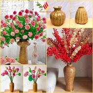 [25 Patterns +] Glossy Gold Brocade Bat trang Ceramic Vase - Beautiful Home decor Flower Vase Welcome CNY 2023