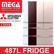 MITSUBISHI MR-WX60F 488L 6 DOOR FRIDGE ( 3 TICKS)