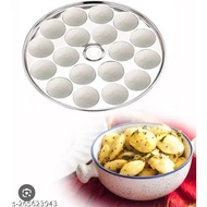 STAINLESS STEEL MINI IDLY PLATE (1pc)