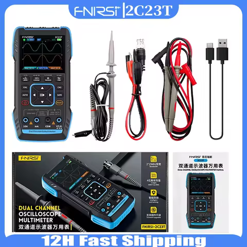 FNIRSI 2C23T 2C53T: Oscilloscope Multimeter Signal Generator